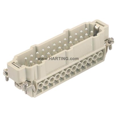 HARTING® 09330242601 HAN 24E Male Screw Terminal Insert (Marked 1-24)