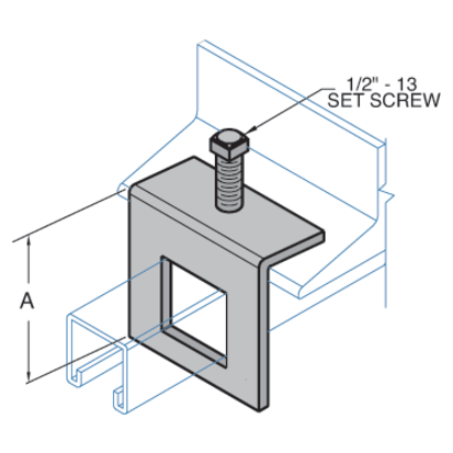 Haydon  C-401-1, 73600, Window Beam Clamp, 3-1/2 Inch, EG