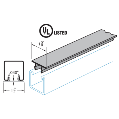 Haydon C-900, 71840, Closure Strip, 10 Foot Length, Pre Galvanized