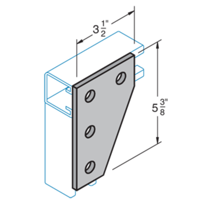 Haydon F-218 Four Hole Corner Connector