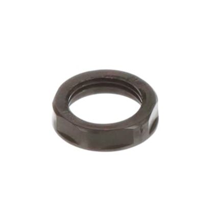 Heyco® 8463 Locknut, 1/2 in NPT, Nylon, Black