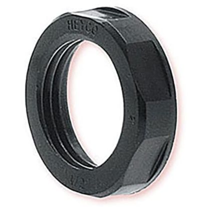 HEYCO M9150 1-1/2 NPT LOCKNUT BLACK NYLON