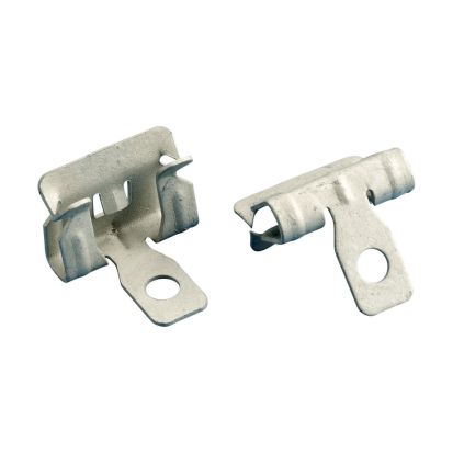 nVent CADDY 4H24 Hammer-On Flange Clip, 1/8 to 1/4 in THK Flange, 200 lb Load, Steel, CADDY® Armor