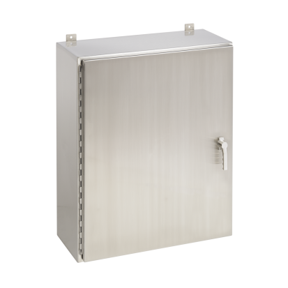 nVent HOFFMAN A48H3616SS6LP3PT A4SW3 Enclosure, 48 in L x 36 in W x 16 in D, NEMA 4X/IP66 NEMA Rating, 316L Stainless Steel