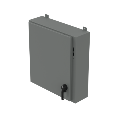 nVent HOFFMAN A48X1E4010 A26M1 1-Door Low Profile Disconnect Enclosure With Handle, 48 in L x 40-1/4 in W x 10 in D, NEMA 12/IP55 NEMA Rating, Steel