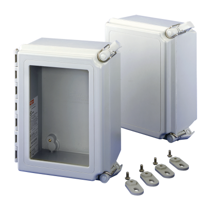 nVent HOFFMAN A864CHSCFGW Continuous Hinge Window Cover Enclosure