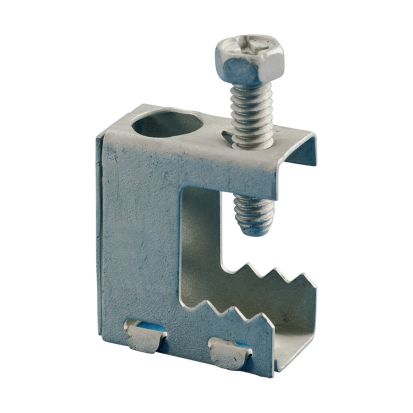 nVent CADDY BC Rod to Beam Clamp, #10, 1/4 in Rod, 1/2 in THK Flange, 100 lb Load, Steel, CADDY® Armor