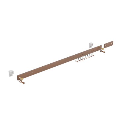 nVent HOFFMAN DBG Ground Bar Kit, For Use With EIA 310 D Rated Open Frame Rack, Copper