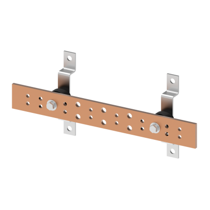 nVent HOFFMAN DBG Ground Bar Kit, For Use With EIA 310 D Rated Open Frame Rack, Copper