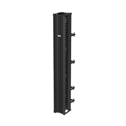 nVent HOFFMAN CABLETEK™ DV12D7 DOFRY 2-Sided Vertical Cable Manager, 84 in H x 12 in W x 12.33 in D, Composite, Black
