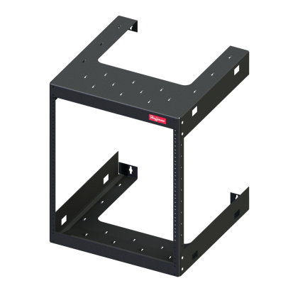 nVent HOFFMAN VELCRO™ E19FWM20U20 Fixed 20-Rack Unit Wall Mount Rack, 37 in H x 18.31 in W x 20 in D, 150 lb Load