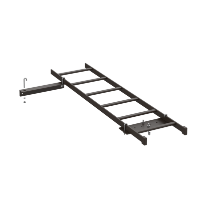 nVent HOFFMAN E45RUBKIT DOFR2 Rack-to-Wall Kit, For Use With Ladder Rack Systems, Steel, Black