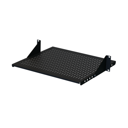 nVent HOFFMAN ESHVA19 Adjustable Vented Shelf, 3-1/2 in H x 16.93 in W x 15-3/4 in D, 2U Rack, Steel