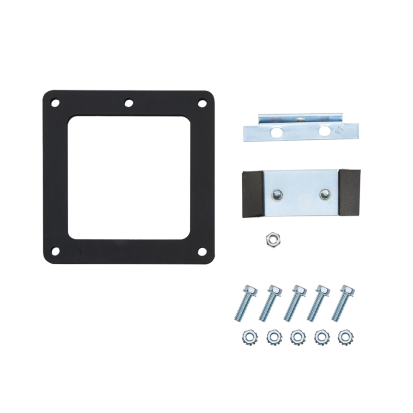 nVent HOFFMAN F44LSAG F10 90 deg Sealing Plate, 4 x 4 in, For Use With NEMA 12 Lay-In Wireway, Steel