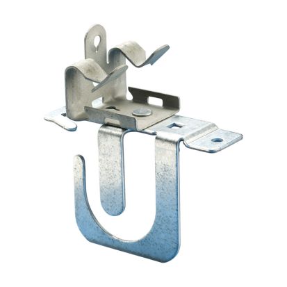 nVent CADDY MCS10058 Cable Support Bracket With Flange Clip, Steel, Electro-Galvanized