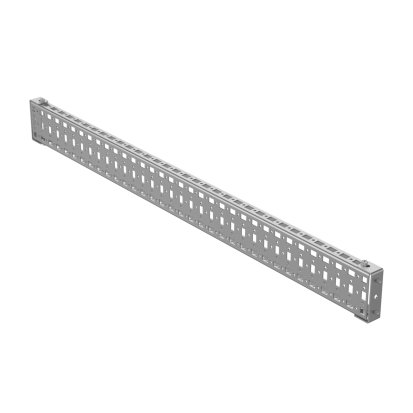 nVent HOFFMAN ProLine™ PGH3S6 P20 3-Row Hole Pattern Grid Strap, 2.95 in H, For Use With ProLine™ 600 mm D-Frame Modular Enclosures, Steel