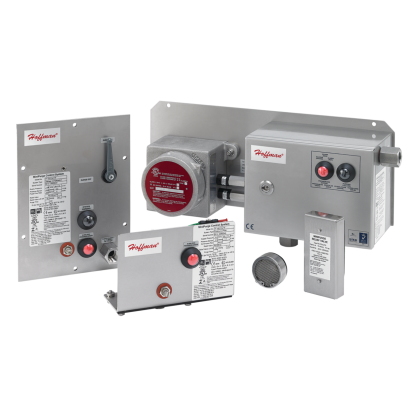 nVent HOFFMAN PCFF1YZ HLP Continuous Flow Purging/Pressurization System, 7.87 in L x 7.87 in W, 316 Stainless Steel