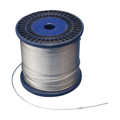 nVent CADDY SLC15L1000SP Wire Spool, 1.5 mm Dia x 1000 ft L, 44 lb Load, Steel, Electro-Galvanized