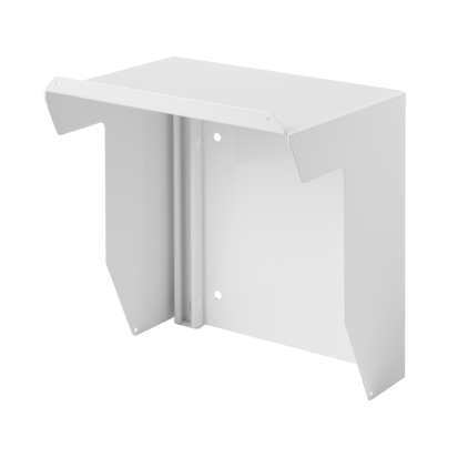 nVent HOFFMAN SW2LGLWH A80SH Solar Shield, 28 in L x 28 in W, For Use With 24 x 24 x 14 in Enclosure, Aluminum, White
