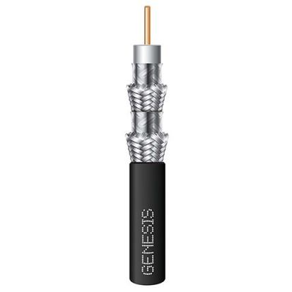 Honeywell 53071108 Genesis RG6 Riser Coaxial Cable, 300 VAC,) 18 AWG Copper Conductor, 1000 ft L