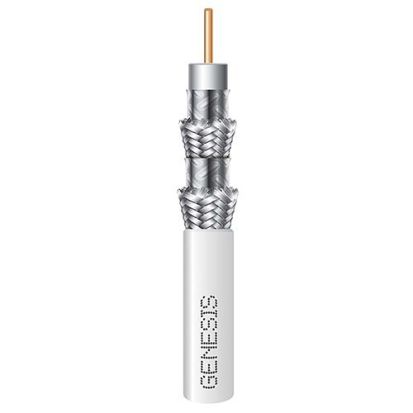 Honeywell 53561012 Genesis RG6 Plenum Coaxial Cable, 300 VAC, (1) 18 AWG Copper Conductor, 1000 ft L