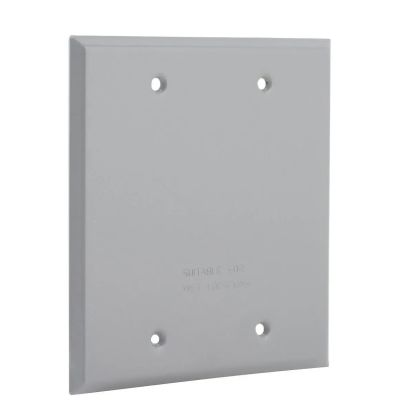 Hubbell BELL 5175-0 Weatherproof Blank Cover, 4-1/2 in L x 4-1/2 in W, Die Cast Aluminum