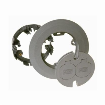 RACO® 6299 Non-Metallic Cover and Flange Kit, 6-1/4 in Dia, 0.56 in W x 6-1/4 in D, PVC