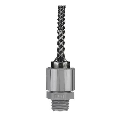 Hubbell Wiring Device-Kellems 074011336 Form 3 Standard Duty Liquidtight Strain Relief Deluxe Cord Grip With Mesh, 3/4 in NPT Trade, 1 Conductors, 1/2 to 5/8 in Cable Openings, Nylon
