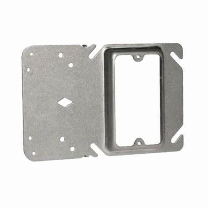 RACO® 768B 1-Device Stud Mount Cover, 4-1/4 in L x 6-1/2 in W x 0.813 in D, Steel