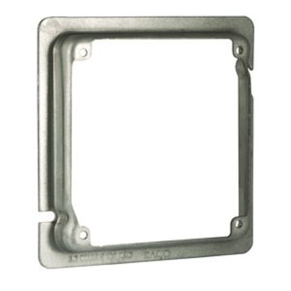 Hubbell RACO 855 Square Cover, Steel, 5/8 in Raised