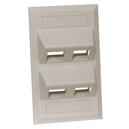 Hubbell Wiring Device-Kellems AFP14E PLATE, ANG,1-G,4P,EI