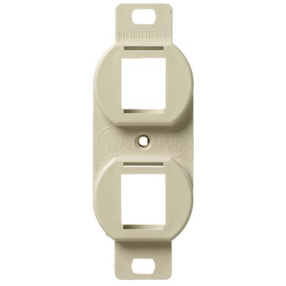 Hubbell Wiring Device-Kellems BR106E PLATE, FRAME, DUP, 2P, EI
