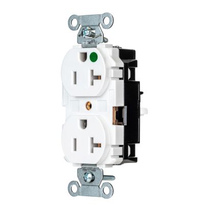 Hubbell Wiring Device-Kellems BR20STWTR Duplex Receptacle