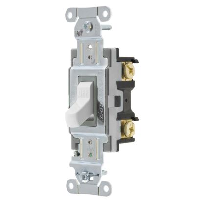 Hubbell CSB215W Toggle switch