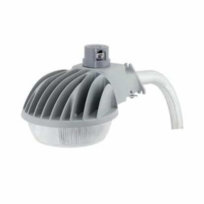 Hubbell Wiring Device-Kellems DDL-9L1 Dusk-to-Dawn Security Light, LED Lamp, 120 VAC, Textured Gray Powder Painted Housing