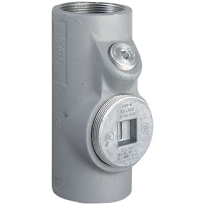 Hubbell Killark ENY-3M Female/Female Conduit Sealing Fitting, 1 in, For Use With Vertical/Horizontal Conduit, Duraloy Iron, Tri-Coated