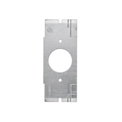 Hubbell Wiring Device-Kellems ScrubShield® FBMP139 1-Gang Standard Mounting Plate, For Use With CFB Series Recessed Concrete Floor Box, 1.39 in Dia Opening, Steel, Black