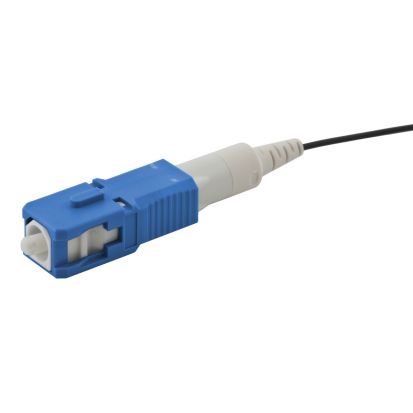 PREMISE WIRING PROclick® OptiChannel™ FCSC900KSM12 Pre-Polished Simplex Fiber Optic Connector, SC Connector, 125 um OS2 Single Mode UPC Fiber, 900/250 um