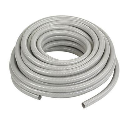 Hubbell Wiring Device-Kellems PolyTuff I G1050 Liquidtight Tubing, 1/2 in Trade, 0.63 in ID x 0.83 in OD, 100 ft L, PVC Coated