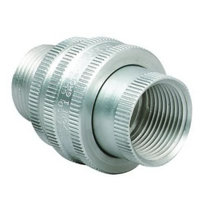 Hubbell Killark GUM-3 Male/Female Conduit Union, 1 in, Aluminum, Natural