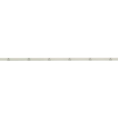 Hubbell Wiring Device-Kellems PlugTrak HBL20GB612IV Hard Single Prewired Raceway, 72-1/2 in L x 1-1/2 in W x 1-1/2 in H