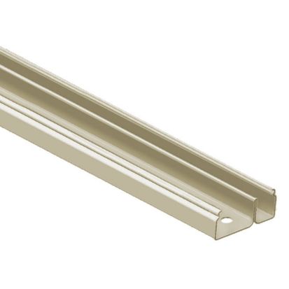 Hubbell Wiring Device-Kellems HBL2400BDIV Divided Standard Raceway Base, 5 ft L x 1.91 in W x 0.88 in H, Roll Formed Steel, Ivory