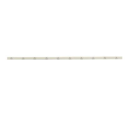 Hubbell Wiring Device-Kellems PlugTrak HBL24GB506IV 1-Phase Fully Insulated Pre-Wired Permanently Installed Standard Metallic Raceway, 61 in L x 1-1/2 in W x 1 in H, Steel