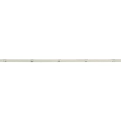 Hubbell Wiring Device-Kellems PlugTrak HBL24GB512IV Fully Insulated Pre-Wired Standard Metallic Raceway, 61-1/2 in L x 1-1/2 in W x 1 in H, Steel