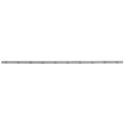Hubbell Wiring Device-Kellems PlugTrak HBL24GB606GY Fully Insulated Pre-Wired Standard Metallic Raceway, 73-1/2 in L x 1-1/2 in W x 1 in H, Steel