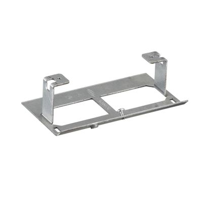 Hubbell Wiring Device-Kellems HBL3007CGY Standard Device Bracket, For Use With HBL3000 Series Metal Raceways, Commercial Flush Plates, NEMA 1 Enclosure, Roll Formed Steel, Gray