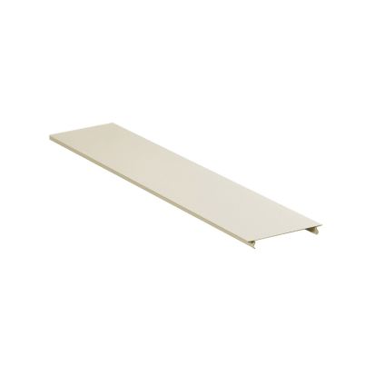 Hubbell Wiring Device-Kellems HBL4750CIV Removable Precut Cover, 5 ft L x 4.76 in W x 1.62 in H, Roll Formed Steel, Ivory