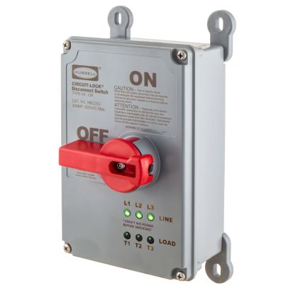 Hubbell Wiring Device-Kellems HBLDS6P Safety switch