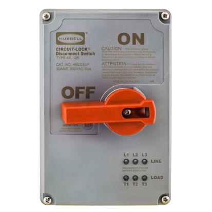 Hubbell Wiring Device-Kellems HBLDS6RCP Safety switch