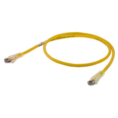 Hubbell Wiring Device-Kellems NEXTSPEED SPEEDGAIN HC6Y03 Slim Patch Cord, Cat 6a, 24 AWG Solid Copper Conductor, RJ45 Connector, 3 ft L Cord